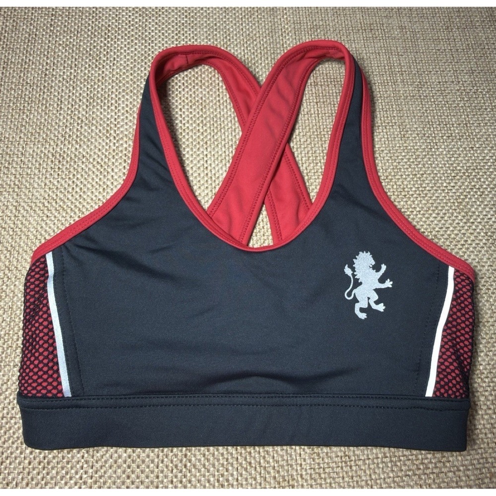 Blackmilk Gryffindor Sports Bra XS Black Harry Potter Crossback Black Milk